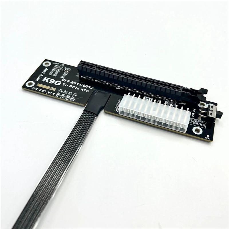 ADT-LINK Pcie 5.0 X4 EGPU Ocul - đánh giá và giá Oculink Egpu Mini Pc